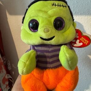 Ty Beanie Babies Plush - Lime Green and Orange